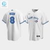 Mens Toronto Blue Jays 8 Cavan Biggio White Home Jersey stylepulseusa 1