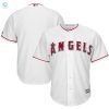 Mens White Los Angeles Angels Official Cool Base Jersey stylepulseusa 1