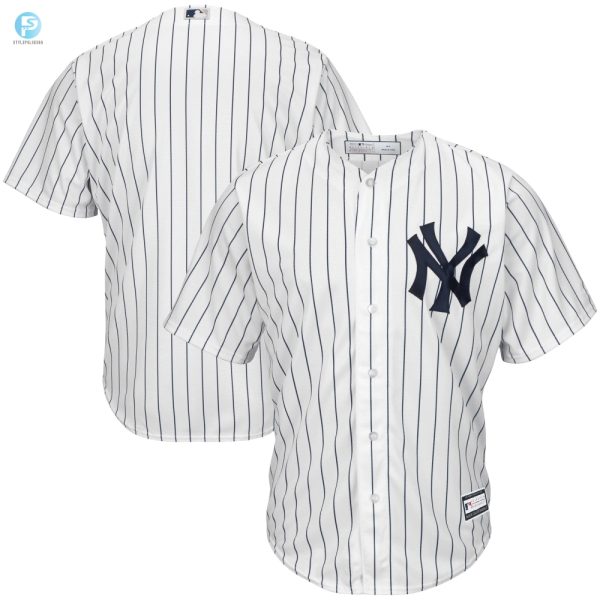 Mens White New York Yankees Big Tall Team Jersey stylepulseusa 1 1