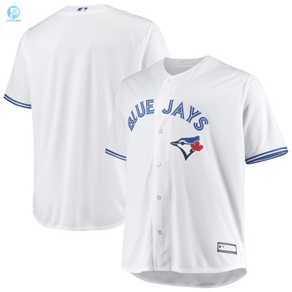 Mens White Toronto Blue Jays Big Tall Home Team Jersey stylepulseusa 1