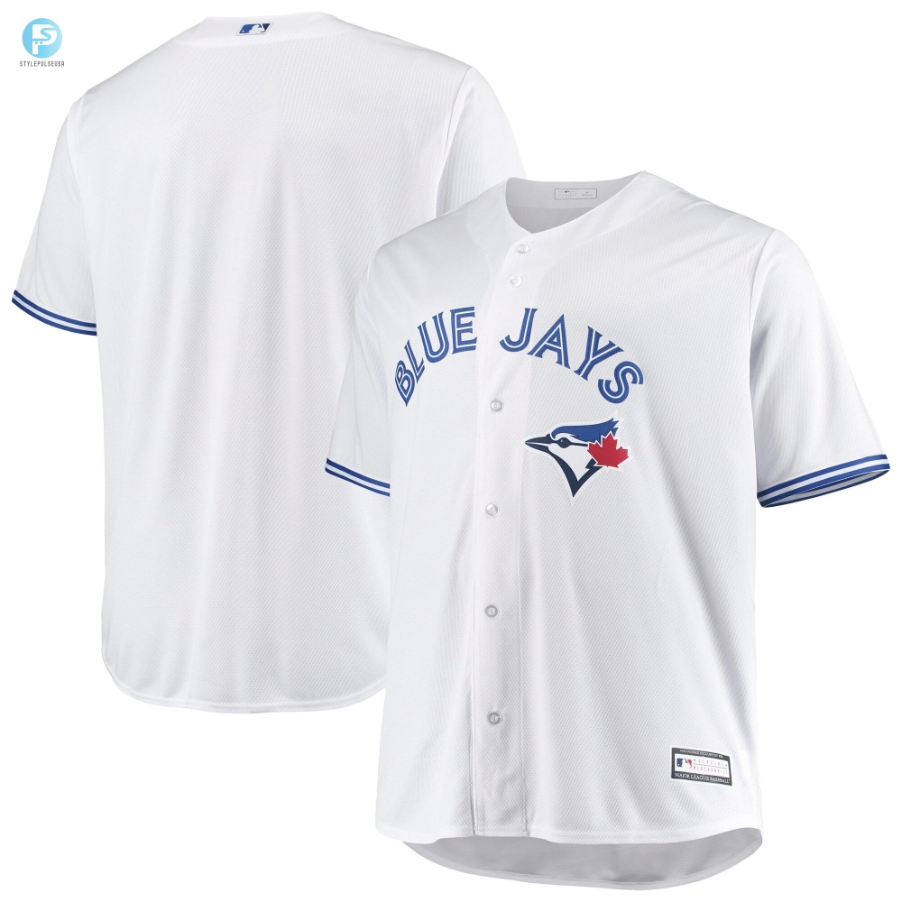 Mens White Toronto Blue Jays Big  Tall Home Team Jersey 