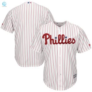 Mens Whitescarlet Philadelphia Phillies Home Official Cool Base Team Jersey stylepulseusa 1 1