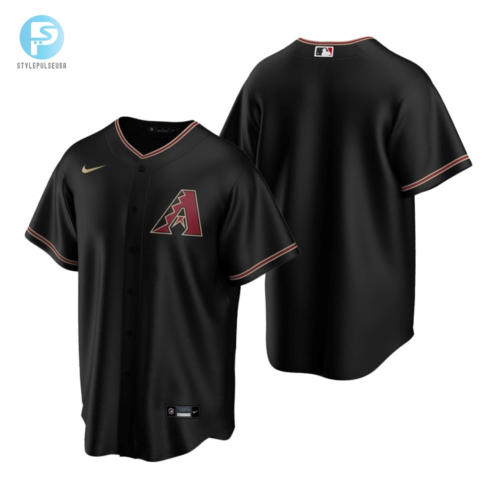 Mens Arizona Diamondbacks Mlb Baseball Alternate Black Jersey Gift For Diamondbacks Fans 