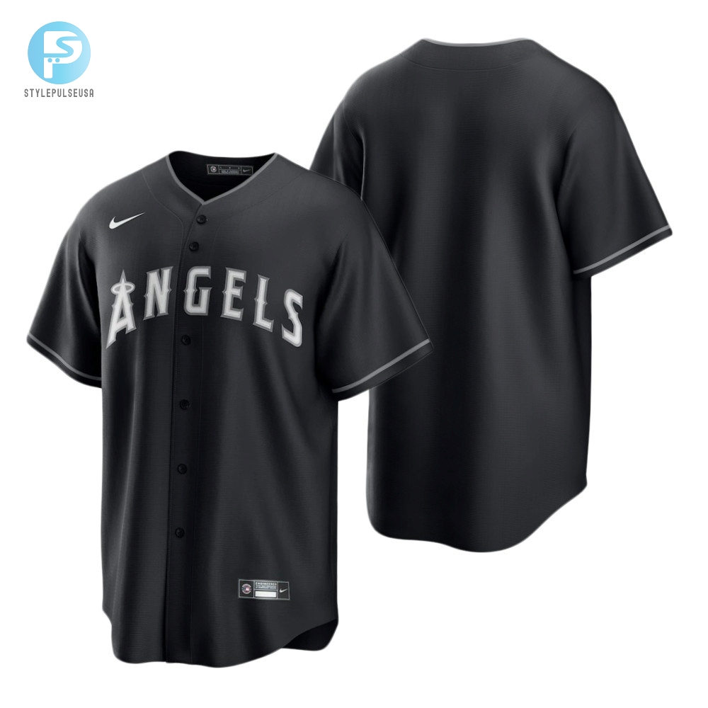 Mens Los Angeles Angels Mlb 2020 Black Team Jersey Gift For Phillies And Baseball Fans 