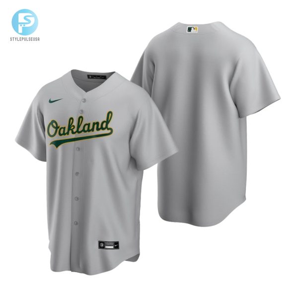 Mens Oakland Athletics Mlb 2020 Road Gray Jersey Gift For Athletics And Baseball Fans stylepulseusa 1