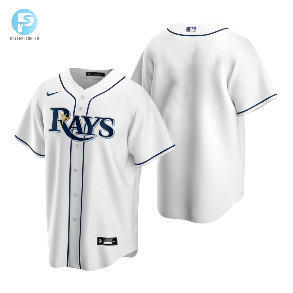 Mens Tampa Bay Rays Mlb Baseball Home Wihte Jersey Gift For Rays Fans 