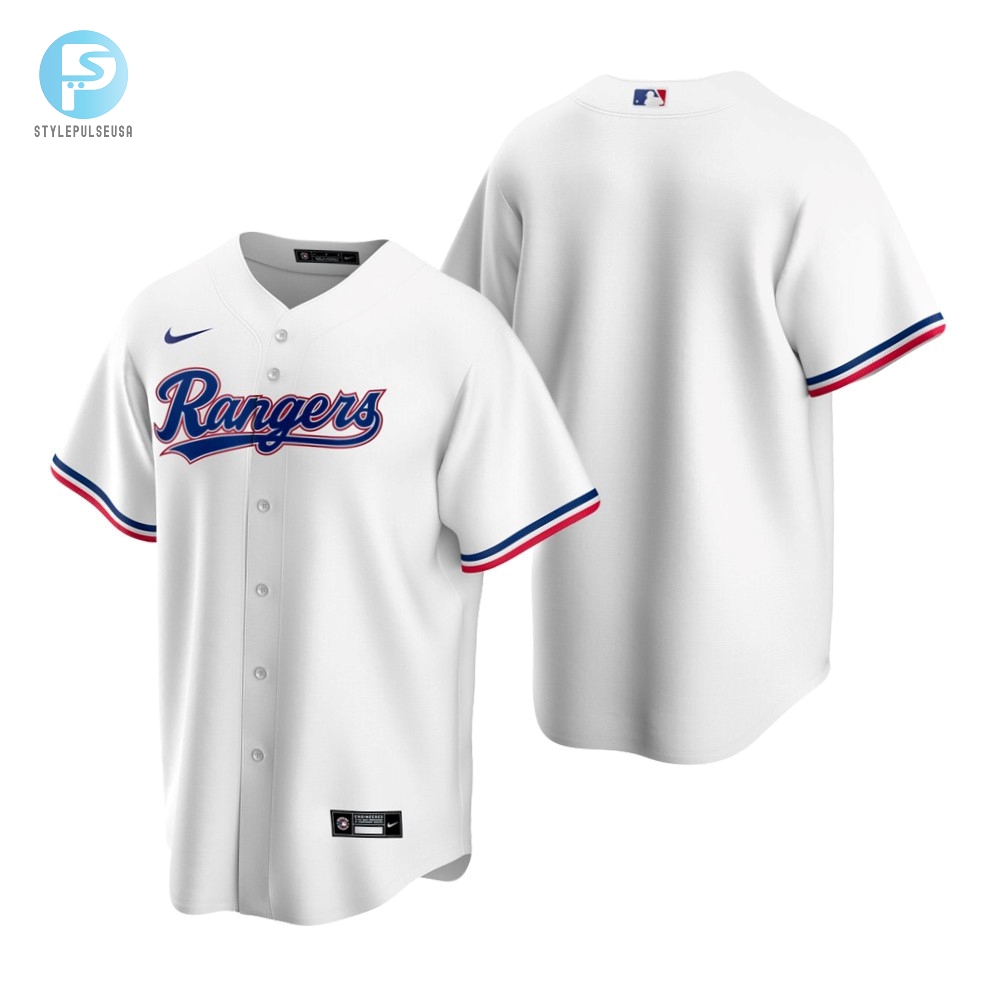 Mens Texas Rangers Mlb Baseball Home White Jersey Gift For Rangers Fans 