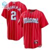 Miami Marlins 2 Jazz Chisholm Jr City Connect Replica Player Jersey Red stylepulseusa 1