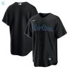 Miami Marlins Alternate Replica Team Jersey Black Mlb stylepulseusa 1