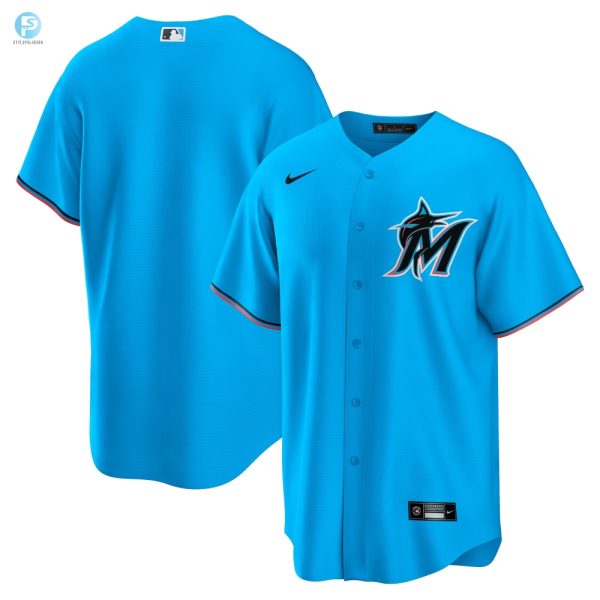 Miami Marlins Alternate Replica Team Jersey Blue Mlb stylepulseusa 1 1 1