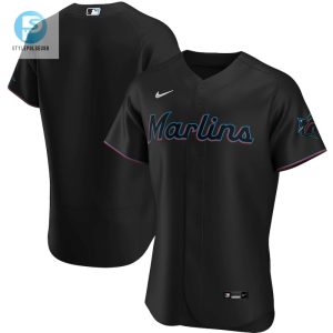 Miami Marlins Alternate Team Elite Jersey Black stylepulseusa 1 1