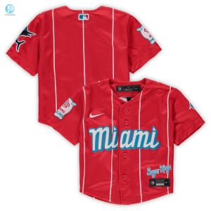 Miami Marlins Infant 2021 Mlb City Connect Replica Jersey Red stylepulseusa 1 1