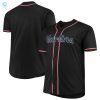 Miami Marlins Majestic Big Tall Alternate Replica Team Jersey Black Mlb stylepulseusa 1