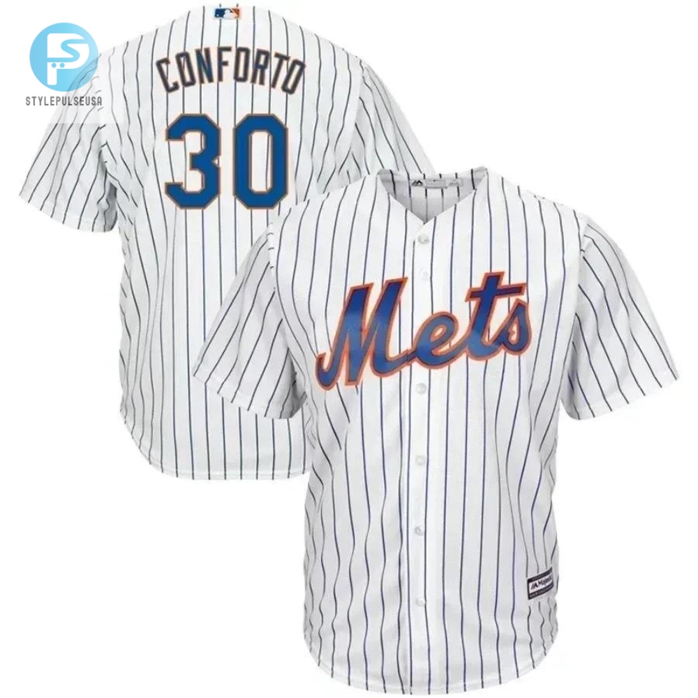 Michael Conforto New York Mets Official Cool Base Player Jersey  White 