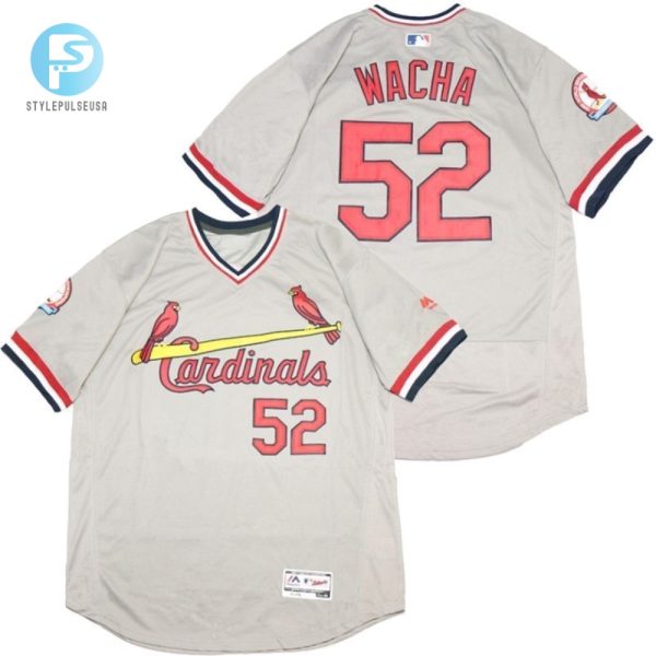 Michael Wacha 52 St Louis Cardinals 2020 Mlb Grey Jersey stylepulseusa 1