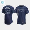 Michael Wacha 52 Tampa Bay Rays Navy Alternate Jersey stylepulseusa 1