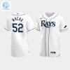 Michael Wacha 52 Tampa Bay Rays White Home Jersey stylepulseusa 1