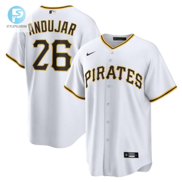 Miguel Andujar 26 Pittsburgh Pirates Home Men Jersey White stylepulseusa 1