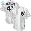 Miguel Andujar New York Yankees Home Official Cool Base Player Jersey White Color stylepulseusa 1