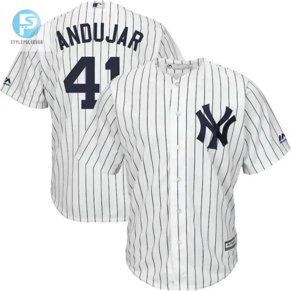 Miguel Andujar New York Yankees Home Official Cool Base Player Jersey White Color stylepulseusa 1 1