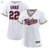 Miguel Sano Minnesota Twins Womens Home Replica Player Jersey White Mlb stylepulseusa 1