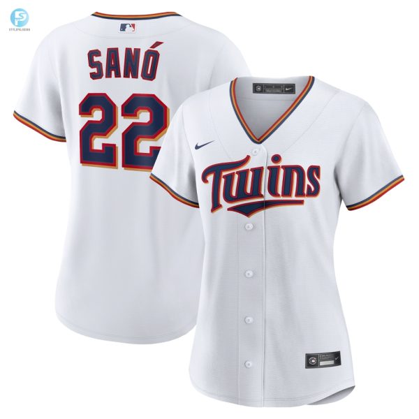 Miguel Sano Minnesota Twins Womens Home Replica Player Jersey White Mlb stylepulseusa 1 1