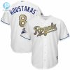 Mike Moustakas Kansas City Royals 2015 World Series Champions Gold Program Cool Base Player Jersey White stylepulseusa 1