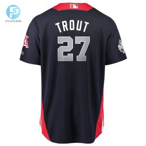 Mike Trout American League Majestic 2018 Mlb Allstar Game Home Run Derby Player Jersey Navy stylepulseusa 1 1