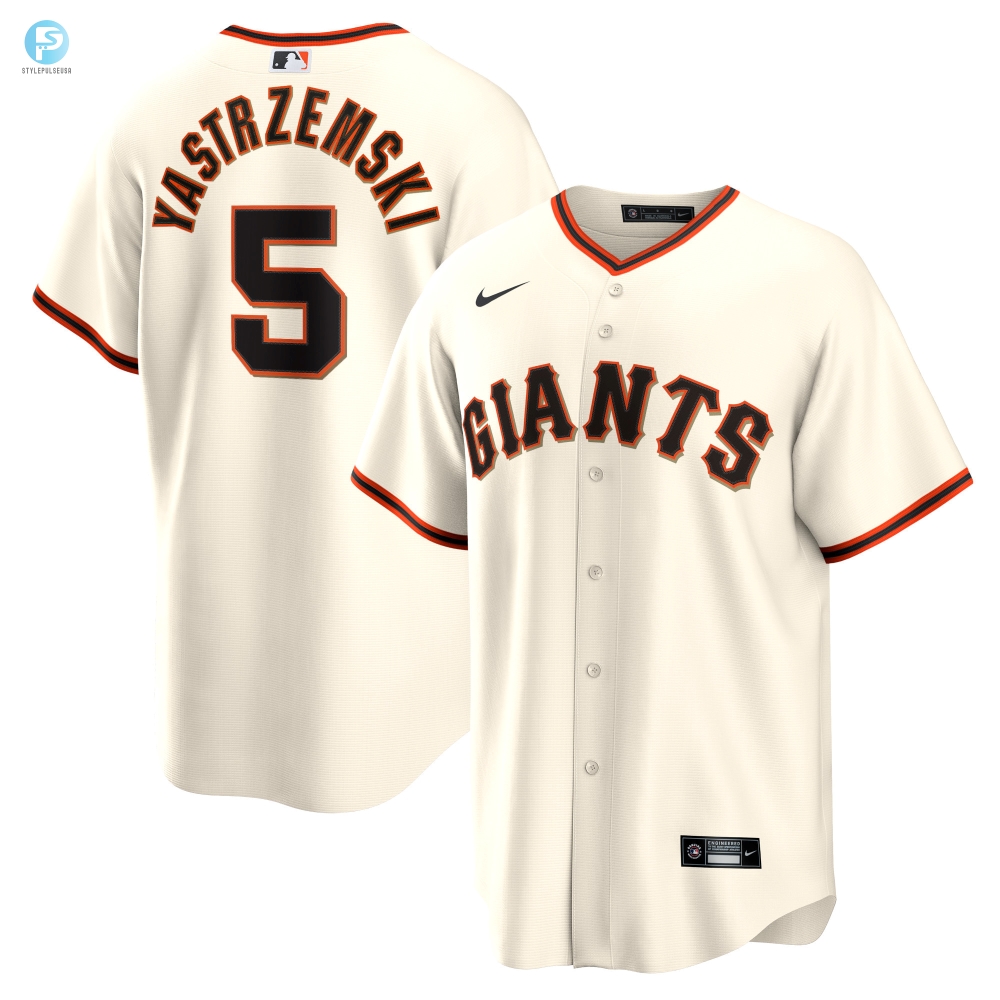 Mike Yastrzemski San Francisco Giants Home Replica Player Jersey  Cream Mlb 