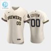 Milwaukee Brewers 00 Custom Home Team Cream Jersey stylepulseusa 1