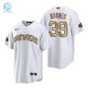 Milwaukee Brewers Corbin Burnes White 202223 Allstar Game Jersey stylepulseusa 1