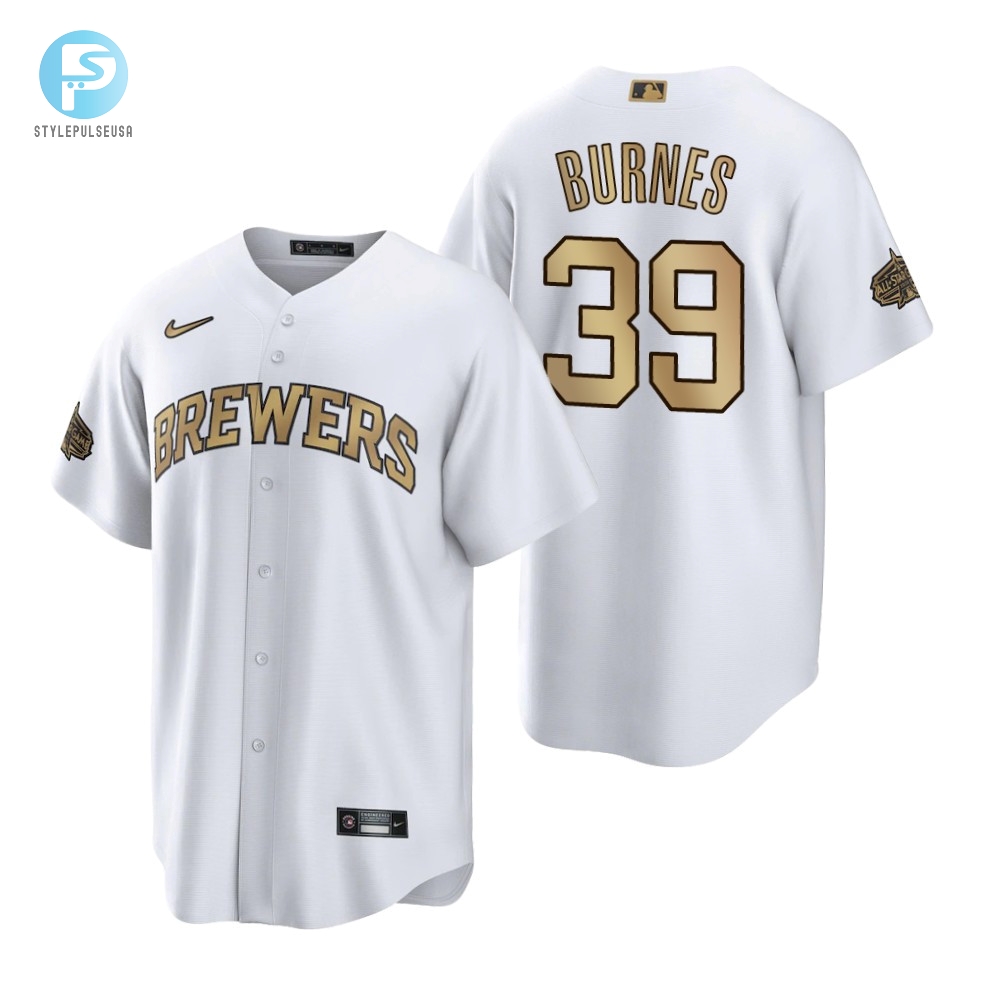 Milwaukee Brewers Corbin Burnes White 202223 Allstar Game Jersey 