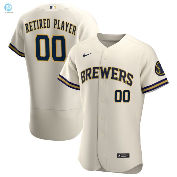 Milwaukee Brewers Home Pickaplayer Retired Roster Authentic Jersey Cream Custom Jerseys Mlb stylepulseusa 1