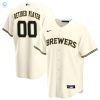 Milwaukee Brewers Home Pickaplayer Retired Roster Replica Jersey Cream Custom Jerseys Mlb stylepulseusa 1