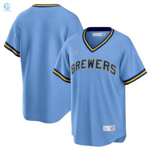 Milwaukee Brewers Road Cooperstown Collection Team Jersey Powder Blue Mlb stylepulseusa 1 1