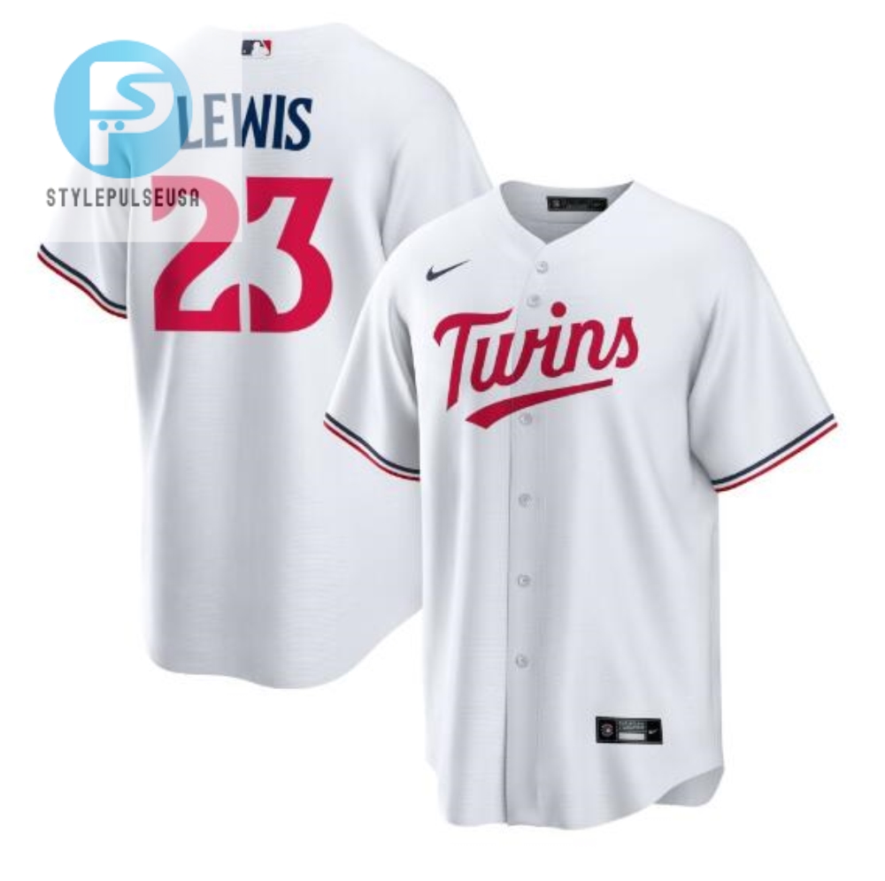 Minnesota Twins 23 Royce Lewis White Cool Base Stitched Baseball Jersey 