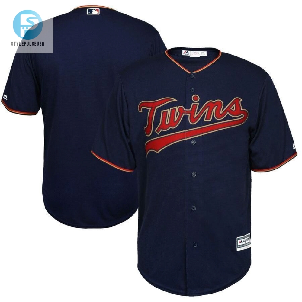 Minnesota Twins Alternate Official Cool Base Team Jersey  Navy 