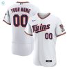 Minnesota Twins Home Authentic Custom Patch Jersey White Custom Jerseys Mlb stylepulseusa 1