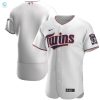 Minnesota Twins Home Authentic Team Jersey White Mlb stylepulseusa 1