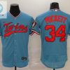 Minnesota Twins Kirby Puckett 34 2020 Mlb Teal Blue Jersey stylepulseusa 1