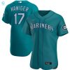 Mitch Haniger Seattle Mariners Alternate Authentic Player Jersey Aqua Mlb stylepulseusa 1