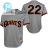 Mitchell Ness Will Clark San Francisco Giants 1989 Authentic Cooperstown Collection Batting Practice Jersey Gray Mlb stylepulseusa 1