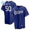 Mookie Betts 50 Los Angeles Dodgers Alternate Men Jersey Royal stylepulseusa 1