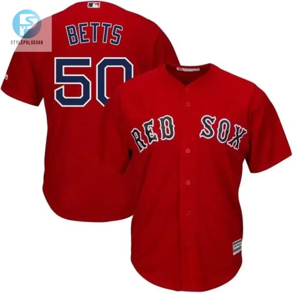 Mookie Betts Boston Red Sox Cool Base Player Jersey Scarlet stylepulseusa 1 1