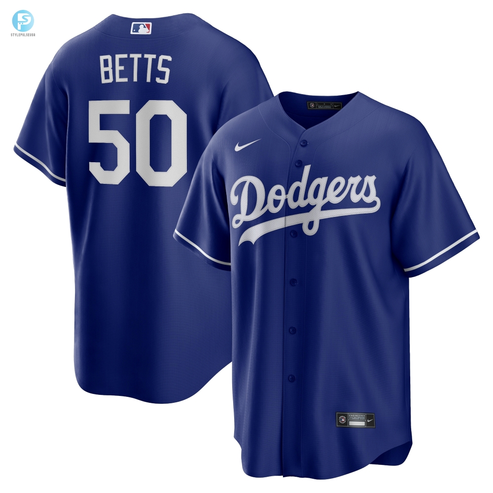 Mookie Betts Los Angeles Dodgers Alternate Replica Player Name Jersey  Royal Mlb 