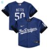 Mookie Betts Los Angeles Dodgers Infant City Connect Script Replica Jersey Royal Mlb stylepulseusa 1