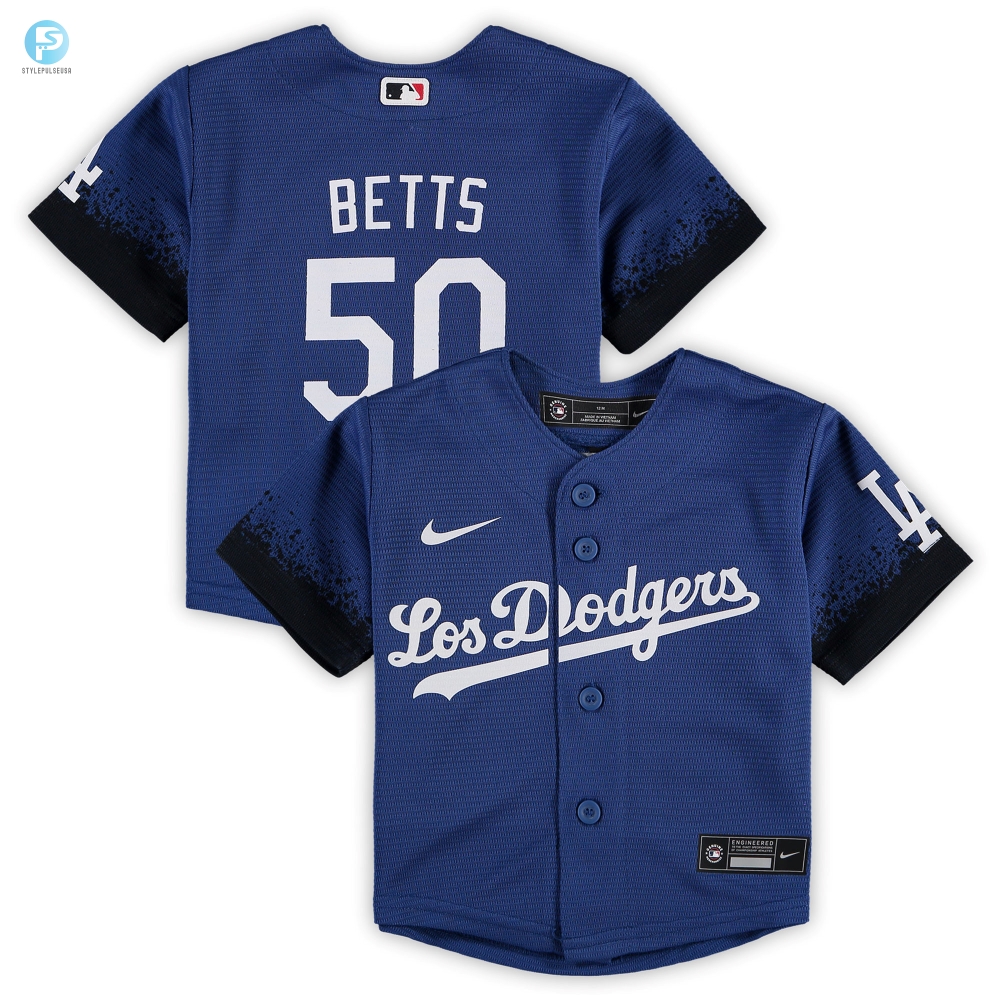 Mookie Betts Los Angeles Dodgers Infant City Connect Script Replica Jersey  Royal Mlb 