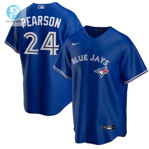 Nate Pearson 24 Toronto Blue Jays Alternate Jersey Royal stylepulseusa 1 1