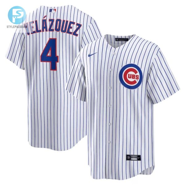 Nelson Velazquez 4 Chicago Cubs Home Men Jersey White stylepulseusa 1