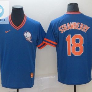 New York Mets Darryl Strawberry 18 2020 Mlb Blue Jersey stylepulseusa 1 1